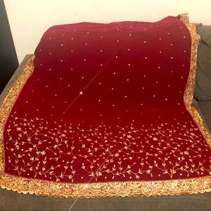 Bridal dupatta (scarf)